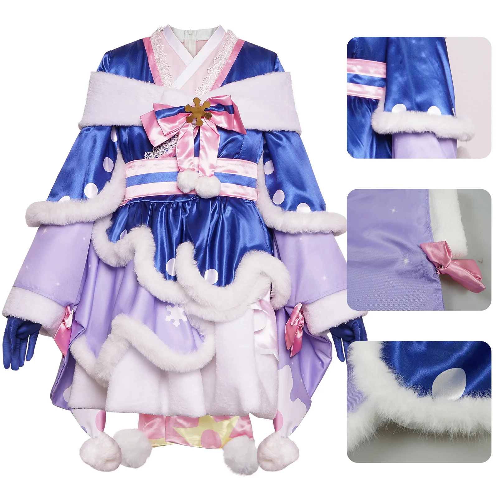 冬の雪の妖精アニメコスプレドレス-–-かわいい青と白のボーカロイドスタイルのクリスマスコンハロウィンコスチューム女性用-2026