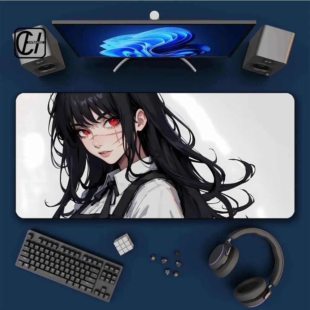 

C-Chainsaw Man N-ahobi Mouse Pad Cool HD Mousepad Pad Extended Gaming Keyboard Large Mouse Pad 90x40 XXL Gamer Mouse Pad HYBXXC