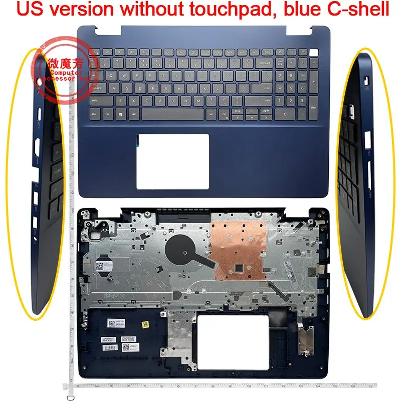 

Keyboard For Dell Inspiron 15-5000 5593 033T1Y Palmrest Upper Case