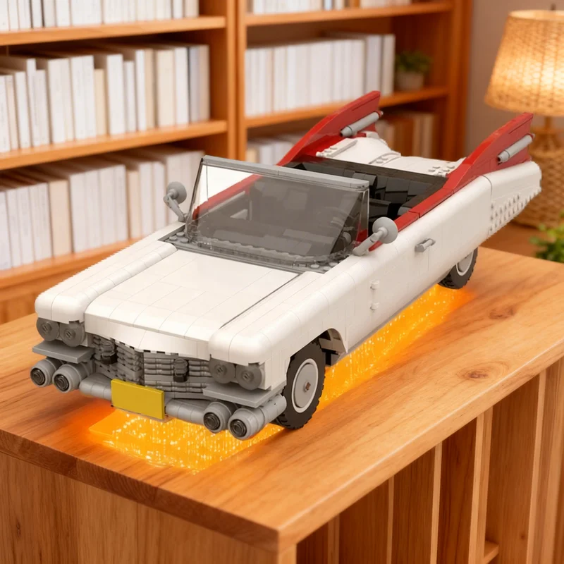1592pcs MOC Convertible Cruiser Alternate Rebrick Creative Advanced Build Model Building Blocks Construction Kit Mecha Toy Gift