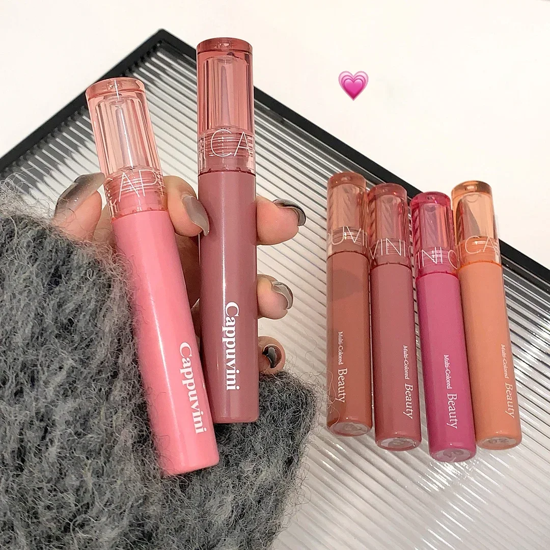 Kristall gelee Lip gloss feuchtigkeit spendend wasser leicht klares Lippen öl wasserdicht langlebig nackt glänzend trauben rot Lippen tönung Make-up