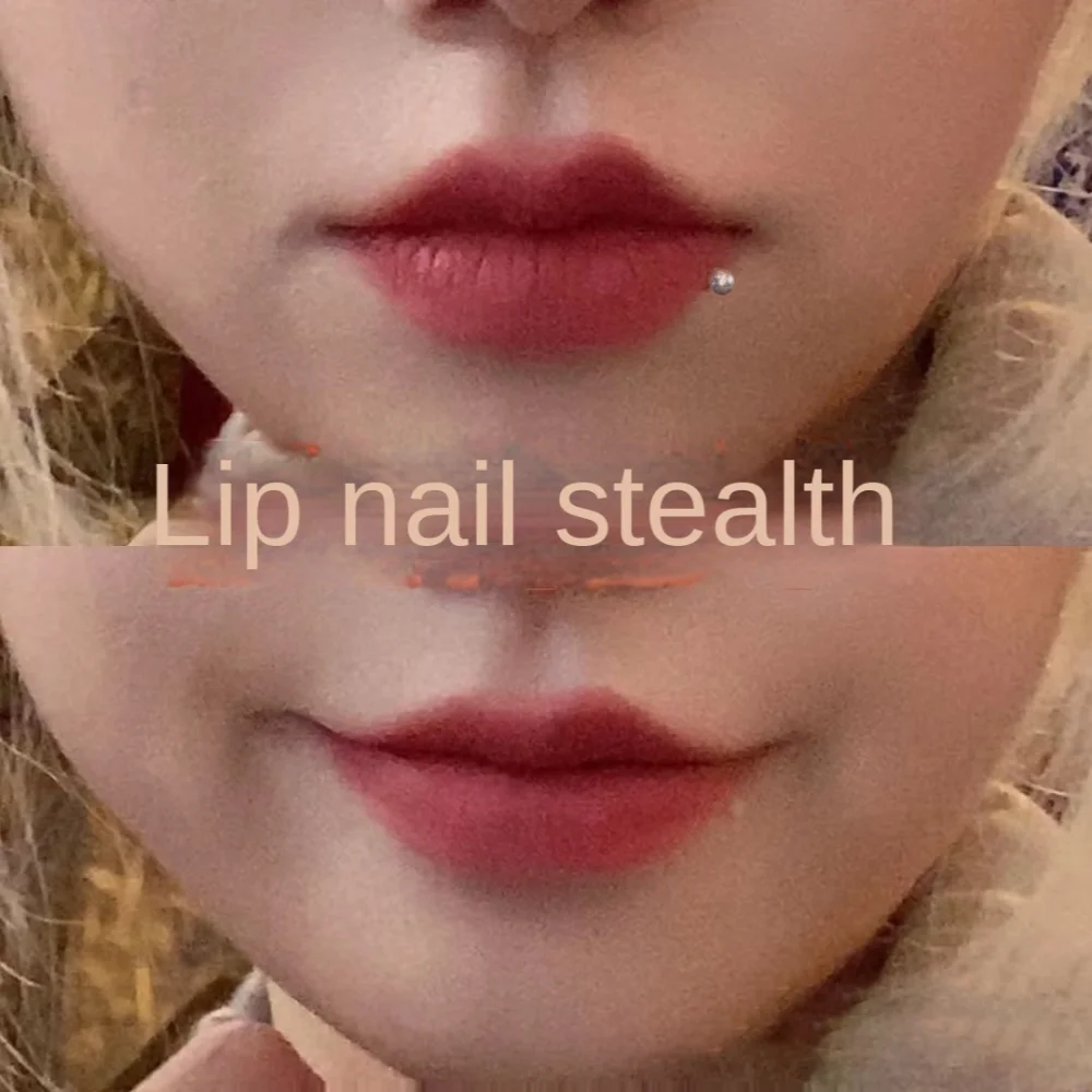 Transparent Piercing Retainer Hypoallergenic Clear Acrylic Tongue Stud Screw Flexible Nose Ring Lip Ear Nose Tongue