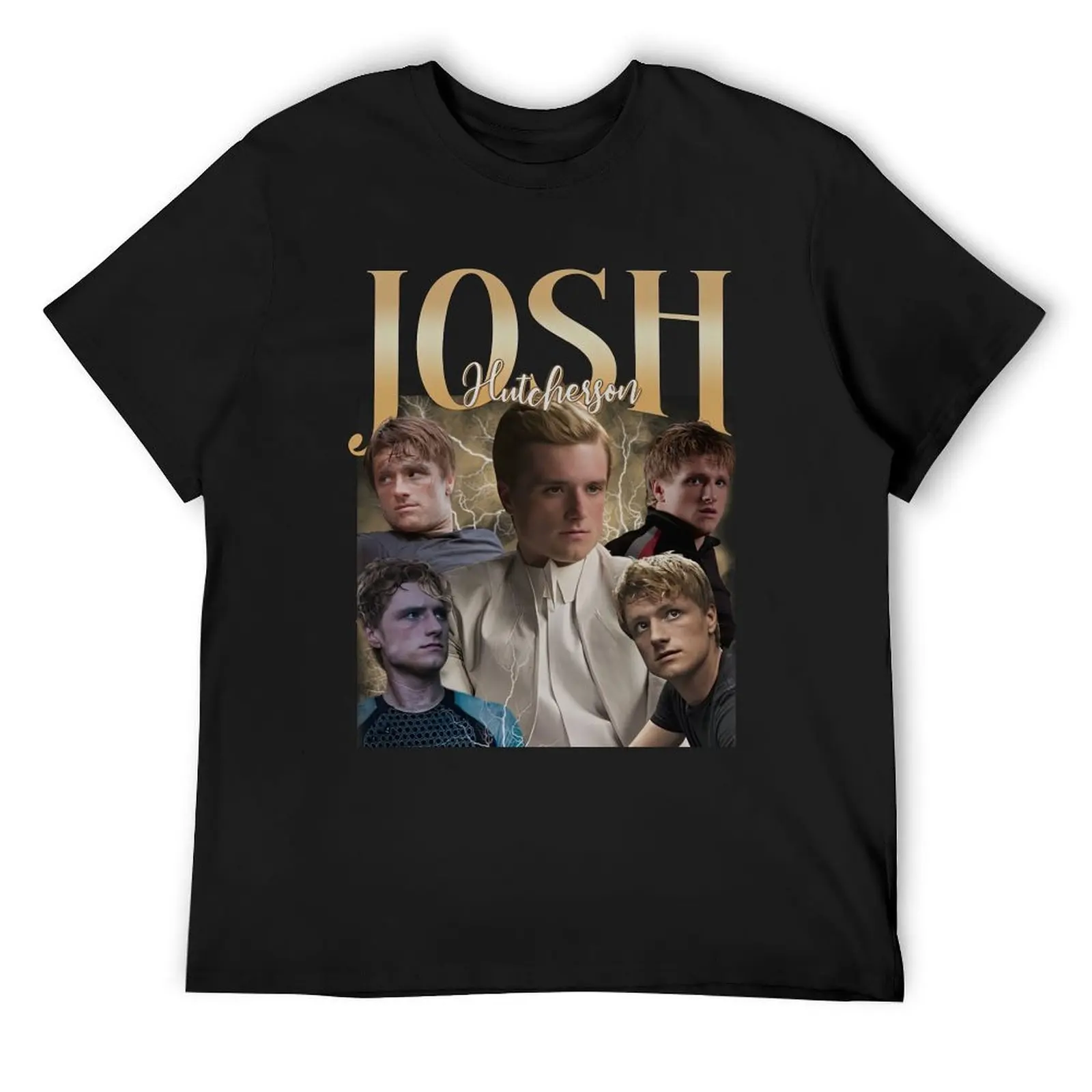 

Josh Hutcherson retro T-Shirt summer 2025 plus sizes animal prinfor boys men workout shirt