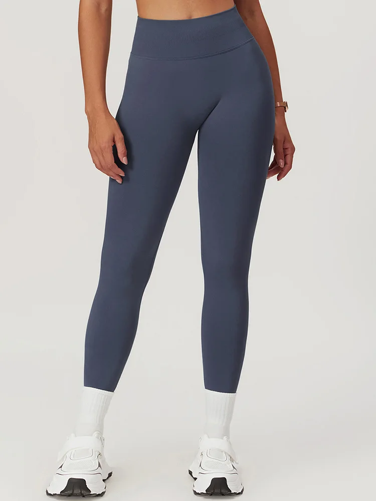 Seamless High Waist Solid Women Leggings Butt Lifting Push Up Fitness Tights Elastic Slim Workout Legging Sportswear