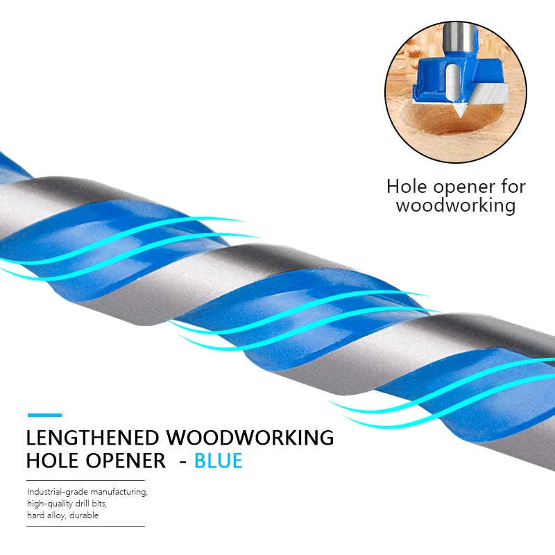 Foret Forstner à tige hexagonale de 1/4 pouces, 125mm, perçage du bois, trou de scie, coupe-bois auto-centrant, foret de 16/18/20/22/25mm
