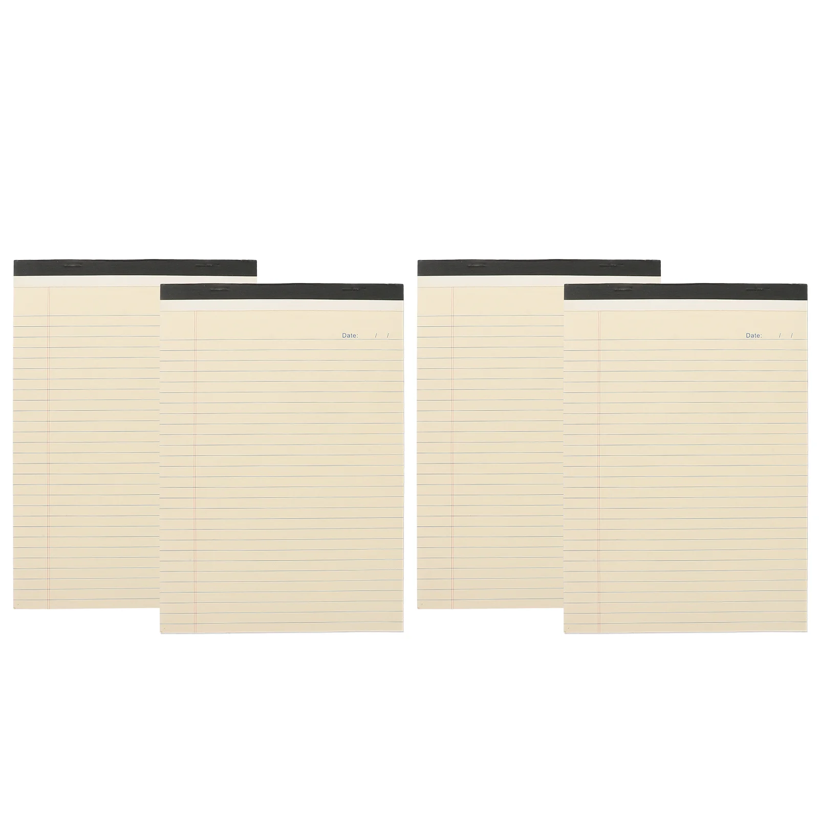 4 Pcs Tearable Notepad Legal Notepads Pocket Multi-use Notebook Books for Work Paper Memo