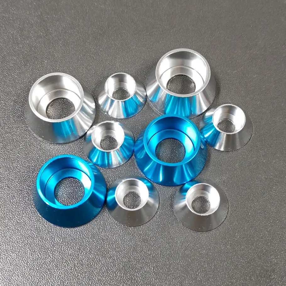

M2-M10 Multicolor Aluminum Alloy Flat Washers Gasket For Cap Head Screw RC Car Accessories