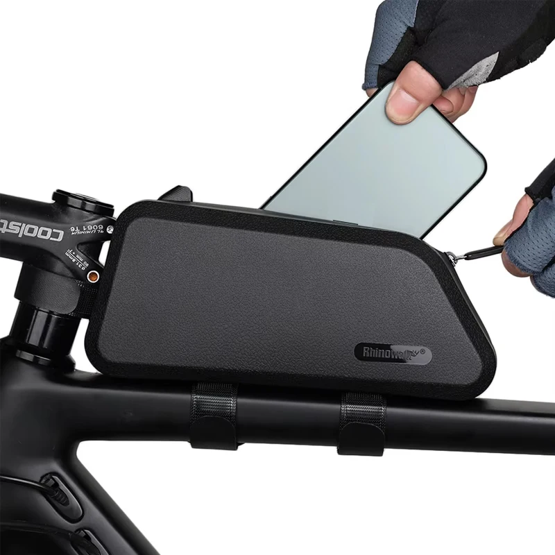

Bicycle Top Tube Bag 1.5L Waterproof TPU Bike Frame Front Pack Portable MTB Road Cycling Bag Case Bicycle Accessories