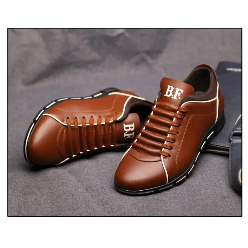 

Men's Fashion Casual Shoes New British Style Gentlemen's Four Seasons Banquet Sports Shoes Flat Shoes Wear Resistant Comfortable