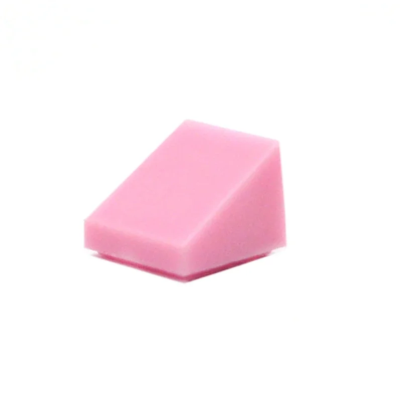 100 stücke DIY Bausteine Figur Glatte Abgeschrägte Ziegel 1x1 Pädagogische Kreative Größe Kompatibel Mit 54200 Spielzeug für Kinder