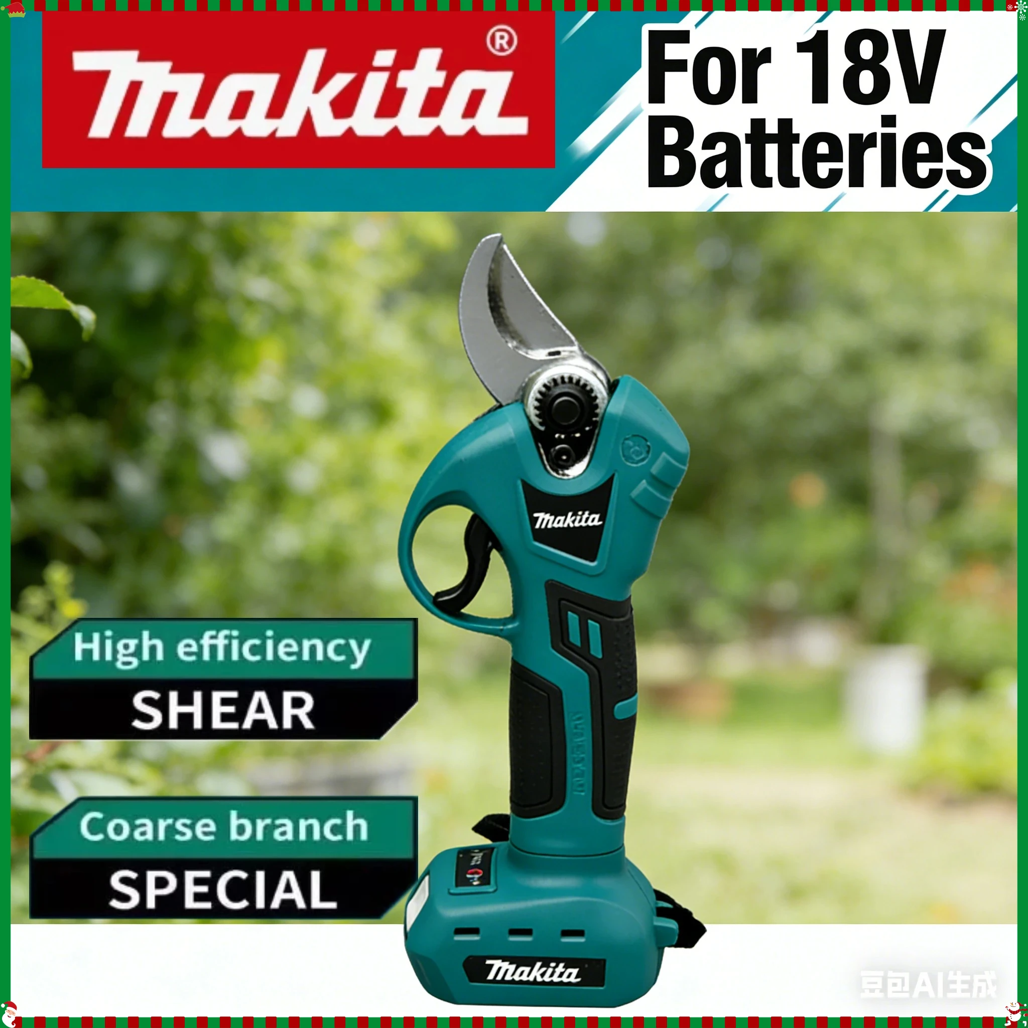 

Makita 18V Garden Pruner Tool Professional Cordless Electrician Scissors Pruning Shears Cutter Wireless Drills Tools