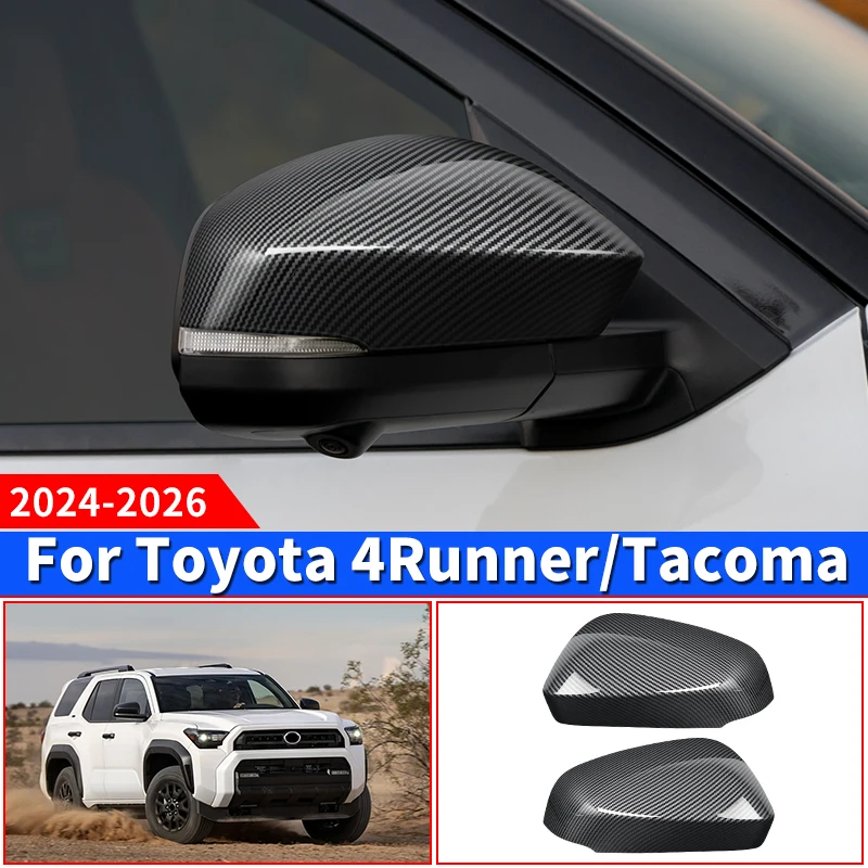 

For 2024-2026 Toyota Tacoma 2025 4Runner N500 1Pair Car Mirror Cover Cap Anti-Scratch Protective Shell Exterior Styling Upgrade