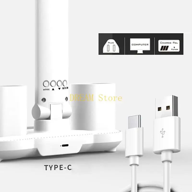 Tocando luz del escritorio control con brillo y temperatura color Configuración 3200 mAh Batería recargable/carga