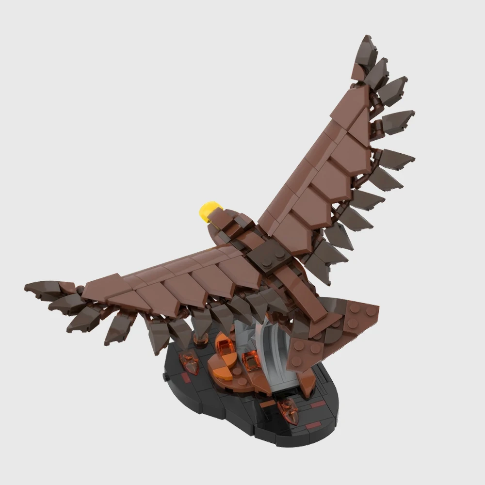 새로운 272PCS 유명 영화 시리즈 모크 과이히르 독수리 모델 블록 맞춤 퍼즐 DIY 조립 어린이 장난감 소년 선물 세트