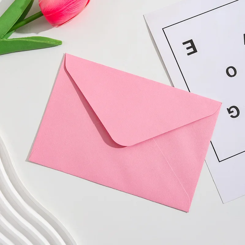 50pcs/lot Multiple Colors Envelopes 16x11cm Gift Greeting Card Business Card Envelope Western Envelopes for Wedding Invitation