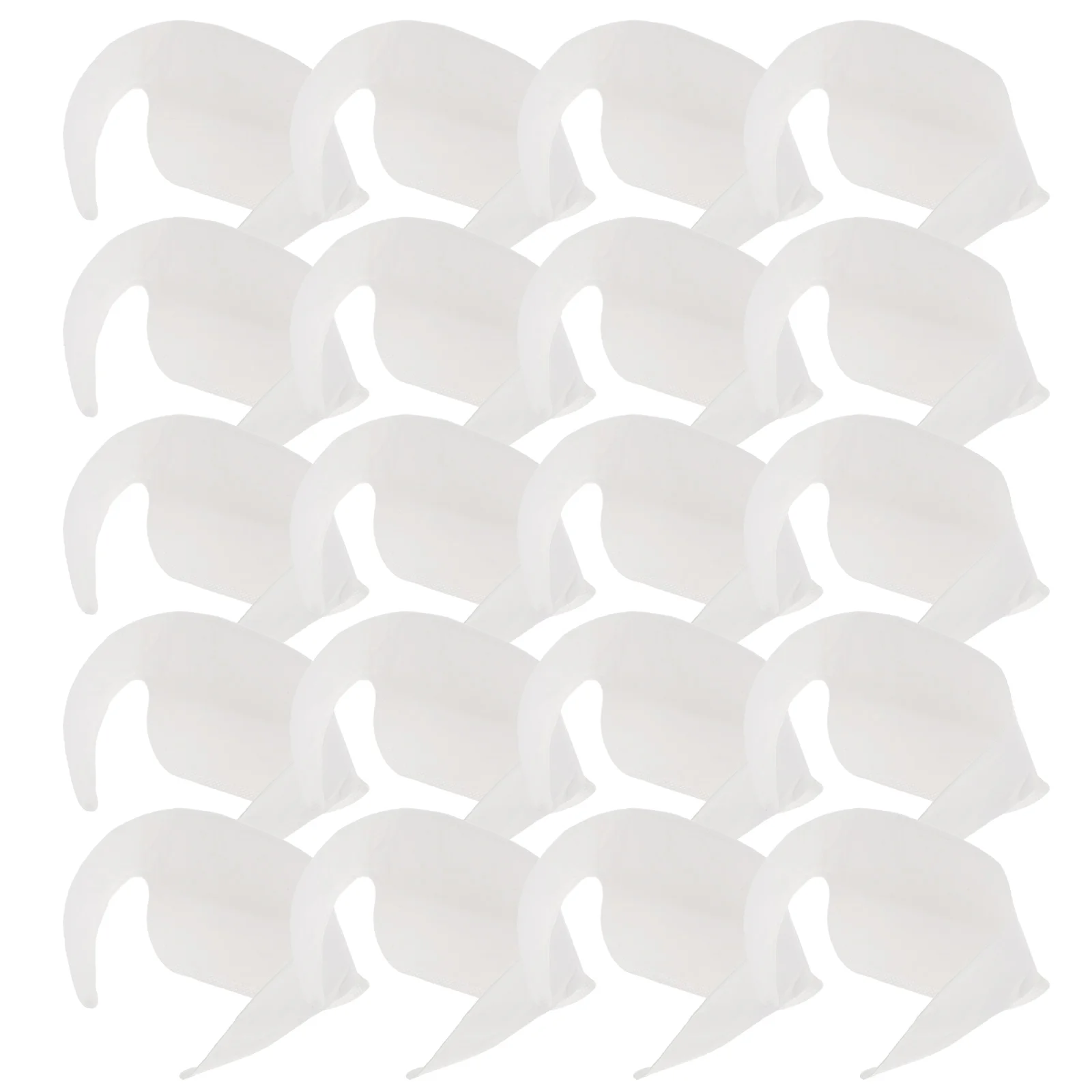

20 Pcs Disposable Collar Protectors Sweat Absorption Sticker Inner Sweatband for White Shirt Summer Winter Antiperspirant