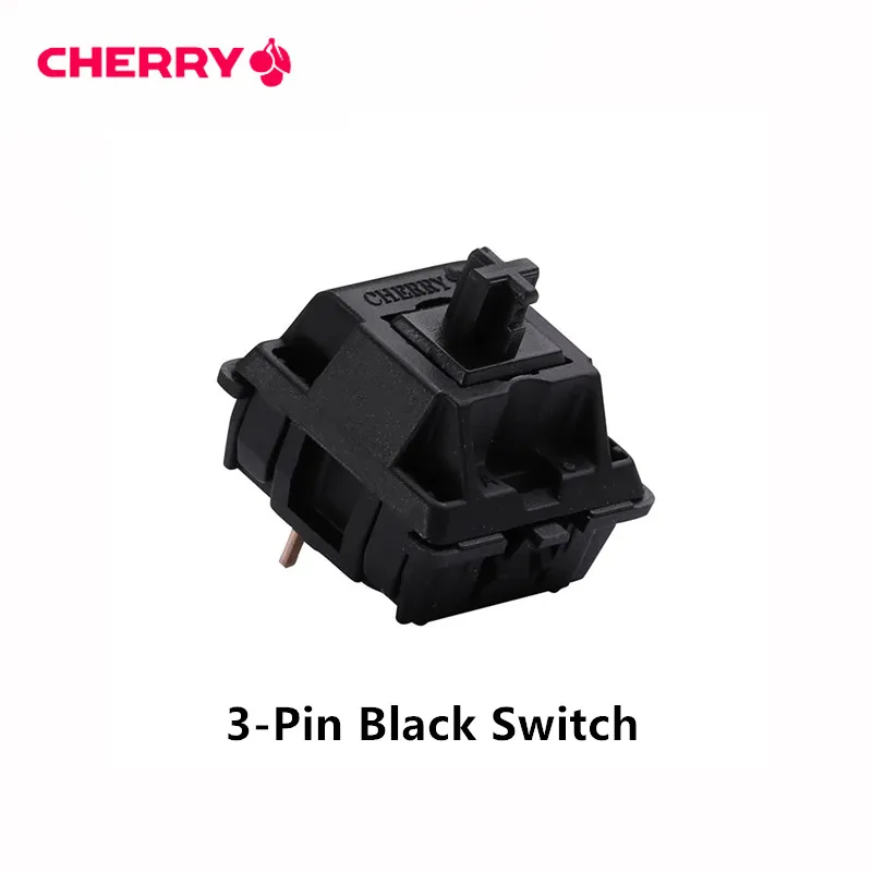 Original Deutschland Cherry MX mechanische Tastaturschalter Silber Rot Schwarz Blau Braun Linear Tactile Clear RGB Schalter 3-Pin Welle