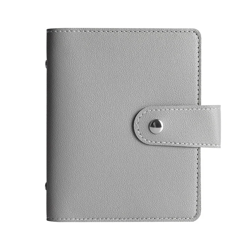 Multi-card Slot Solid Color Portable PU Leather Card Case Universal Bank Credit Card ID Bus Card Holder Travel Organizer Wallets
