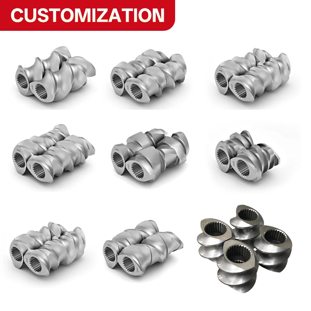 

Custom-made twin-screw barrels and extruder screws for plastic and rubber machinery—Extruder components SACM645, 38CrMoAIA