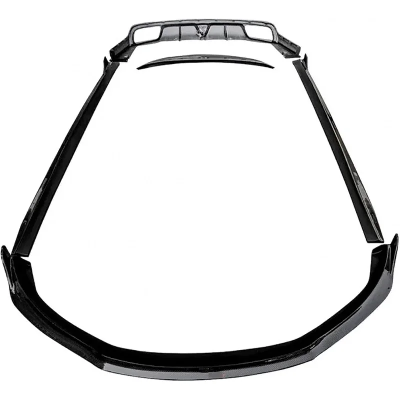 Suitable for Carbon Fiber Body Kits Compatible with Maserati Quattroporte 2013-2016 Front Lip Side Skirt Rear Diffuser Car Acces