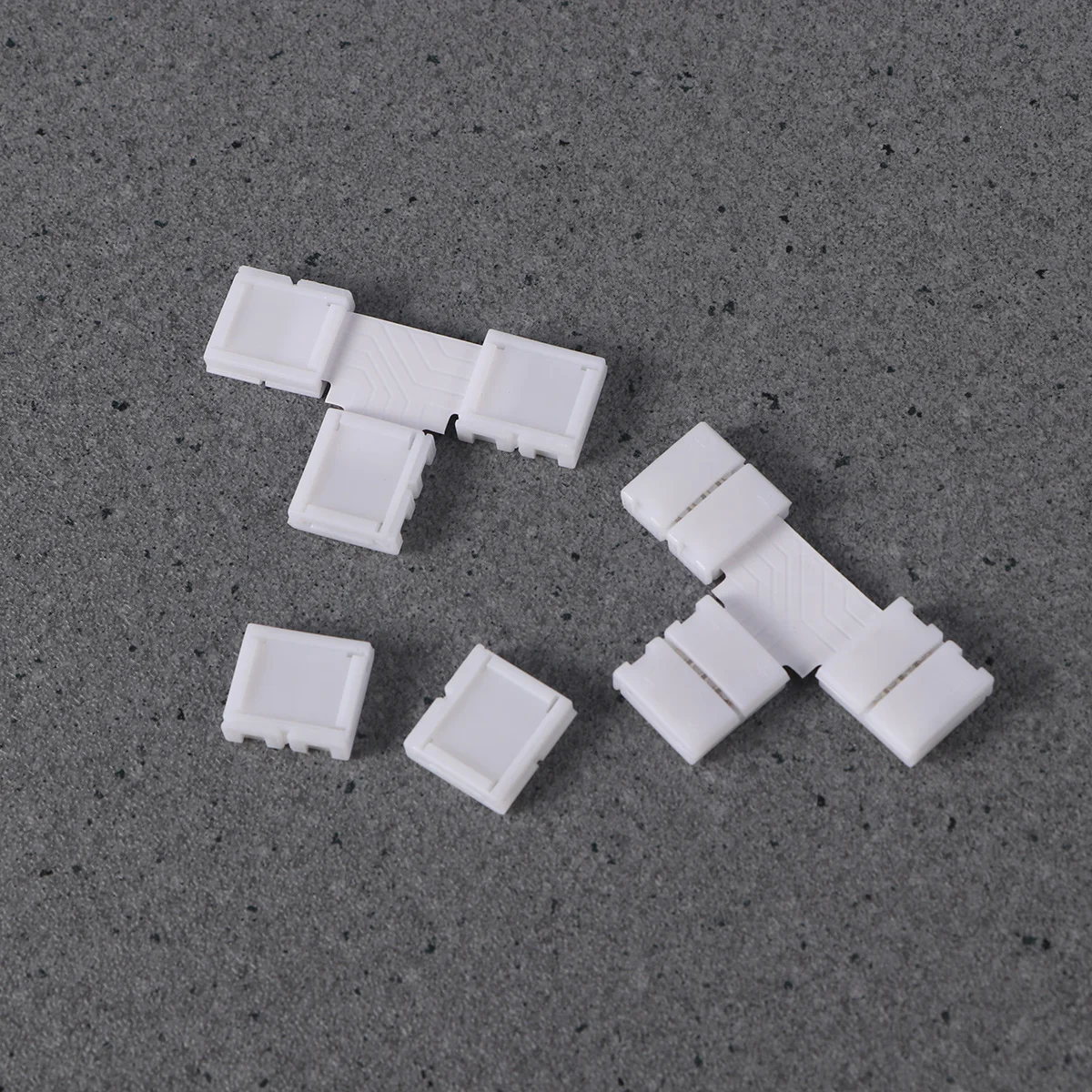 

10 Pcs T-shaped Corner Connectors for LED Light Strips High Temperature Material Easy Install Compatible Waterproof
