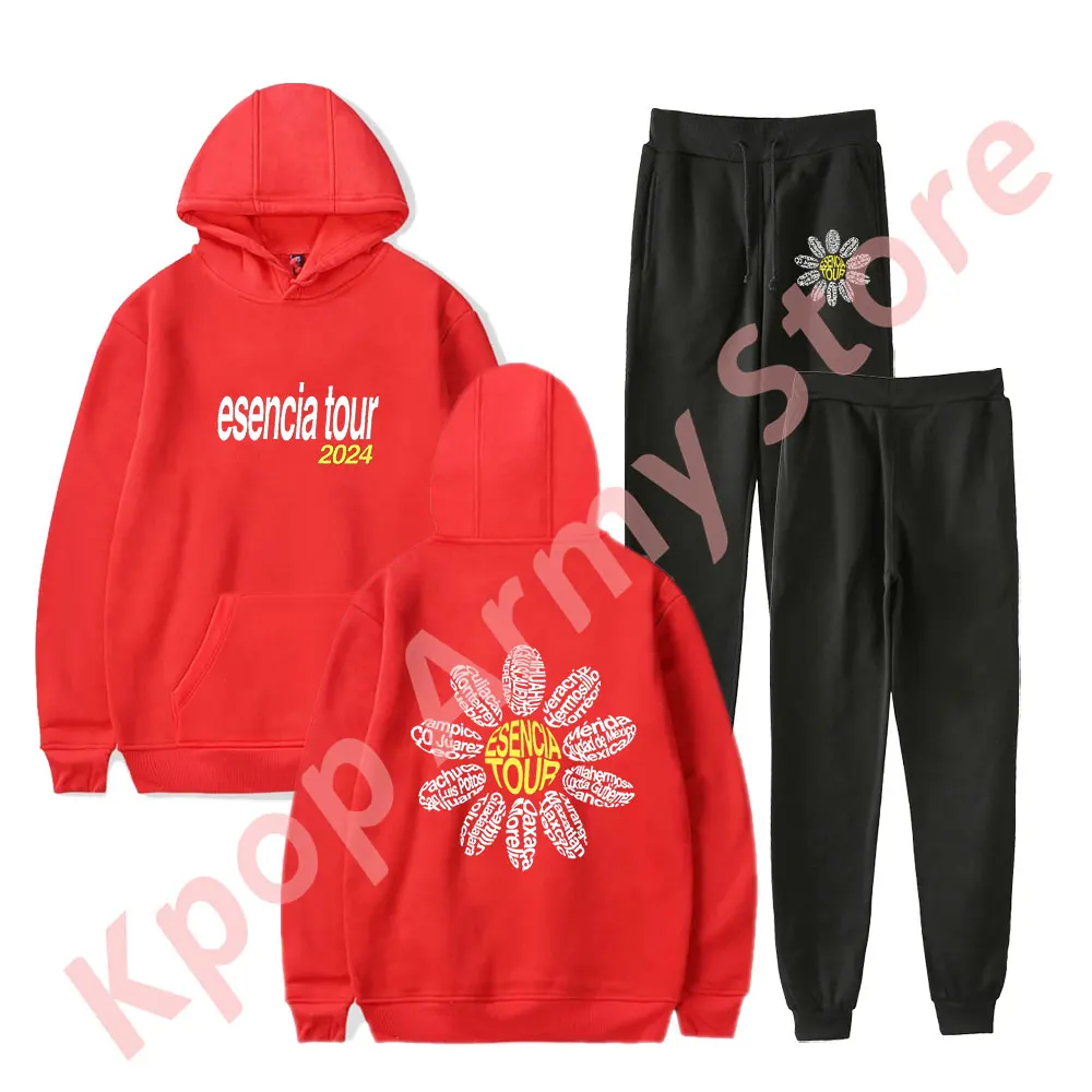 Humbe 2024 Humbe Esencia Tour Merch Hoodies JoggerกางเกงUnisexแฟชั่นสบายๆHipHop Streetwearเสื้อ