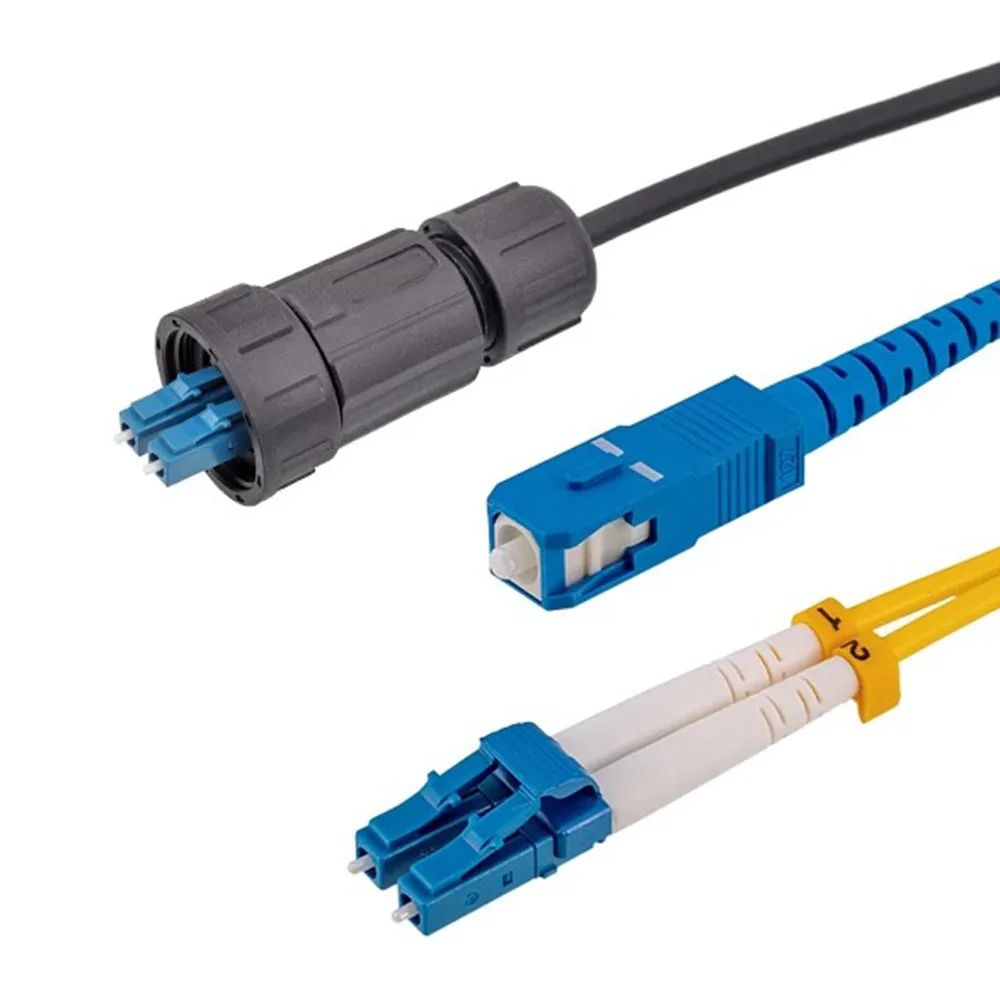 

1pc FDDI Waterproof Cable SC LC Single Mode Fiber Patch Cable Fiber Optic Patch Cord Cable Connector 3M