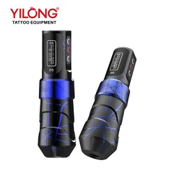Yilong Max Professional Wireless Pen Tattoo Machine Permanent Makeup Machine Stroke 3.5/3.8mm With Dual High Capacity Batteries
