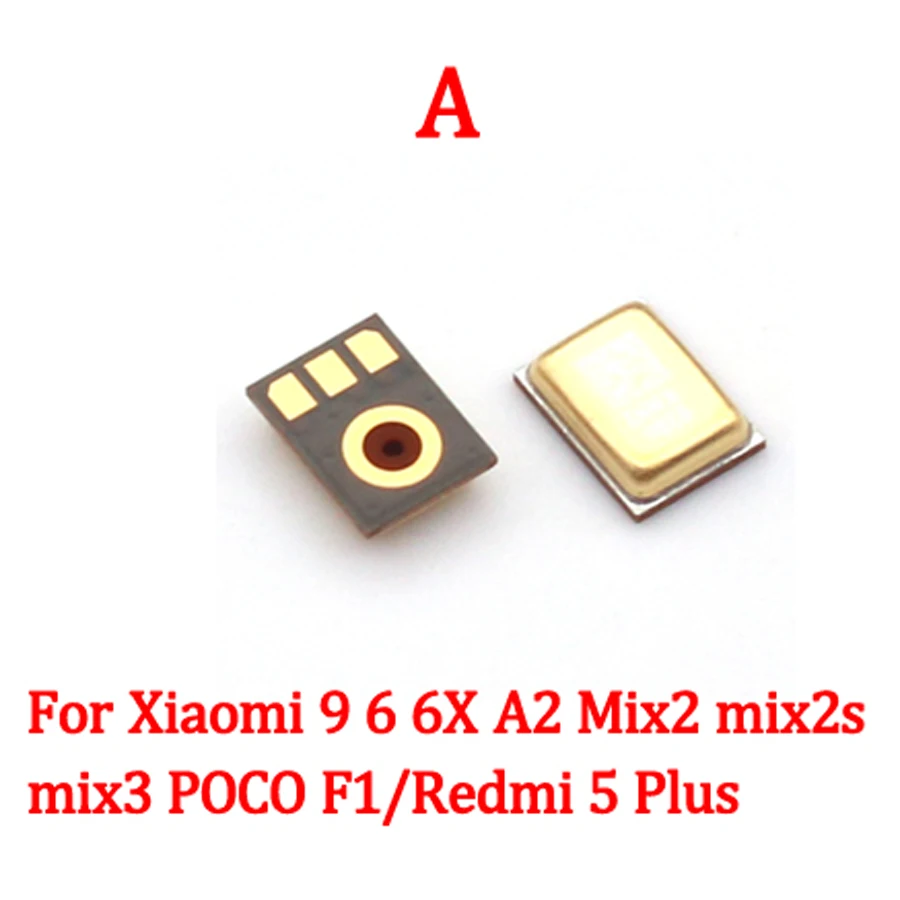 10-50pcs Inner MIC Speaker For Xiaomi 6 6X 11 10S CC9E Mix POCO X3 F1 Redmi 7A 8A 9A Note 8 9 10 11E K20 K30 K40 Pro Transmitter