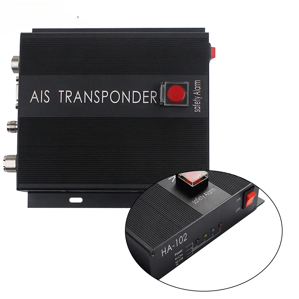 Marine AIS Receiver And Transmitter System HA-102 CLASS B AIS Transponder Dual Channel Function CSTDMA Function For Boat Marine