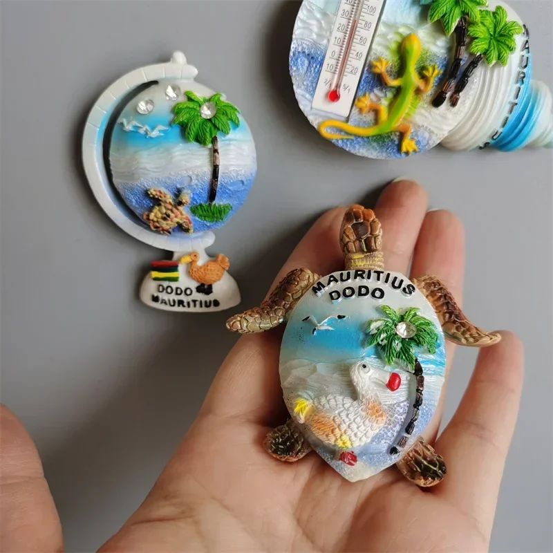 Mauritius magneti frigo Souvenir turistico Dodo adesivi magnetici decorazione decorazione della parete regali di viaggio collezione di decorazioni