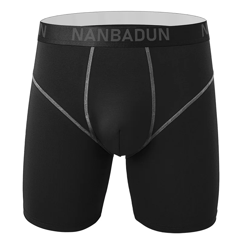 Sexy Men Underwear Boxers Shorts Cueca Modal Panties Man Breathable U Convex Pouch Long Leg Underpants Male Ropa Interior Hombre