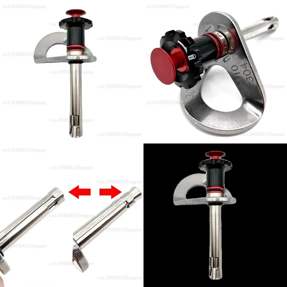 Detachable Anchor Point Quick Release Spear Nail Repeated M10 Rock Climbing Expansion Nail Bolt X60