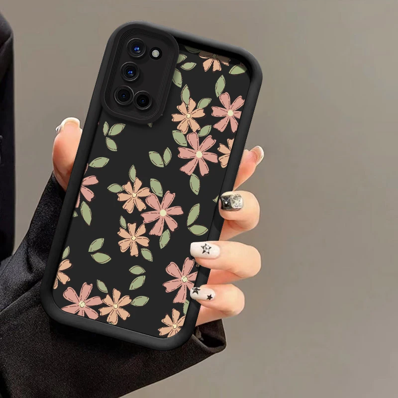 

Silicone Matte Phone Case For Xiaomi Redmi Note 14 Pro Plus 13 11 Pro 12 Turbo 12S 11S 11T 10S 9S Flowers Print Shockproof Cover