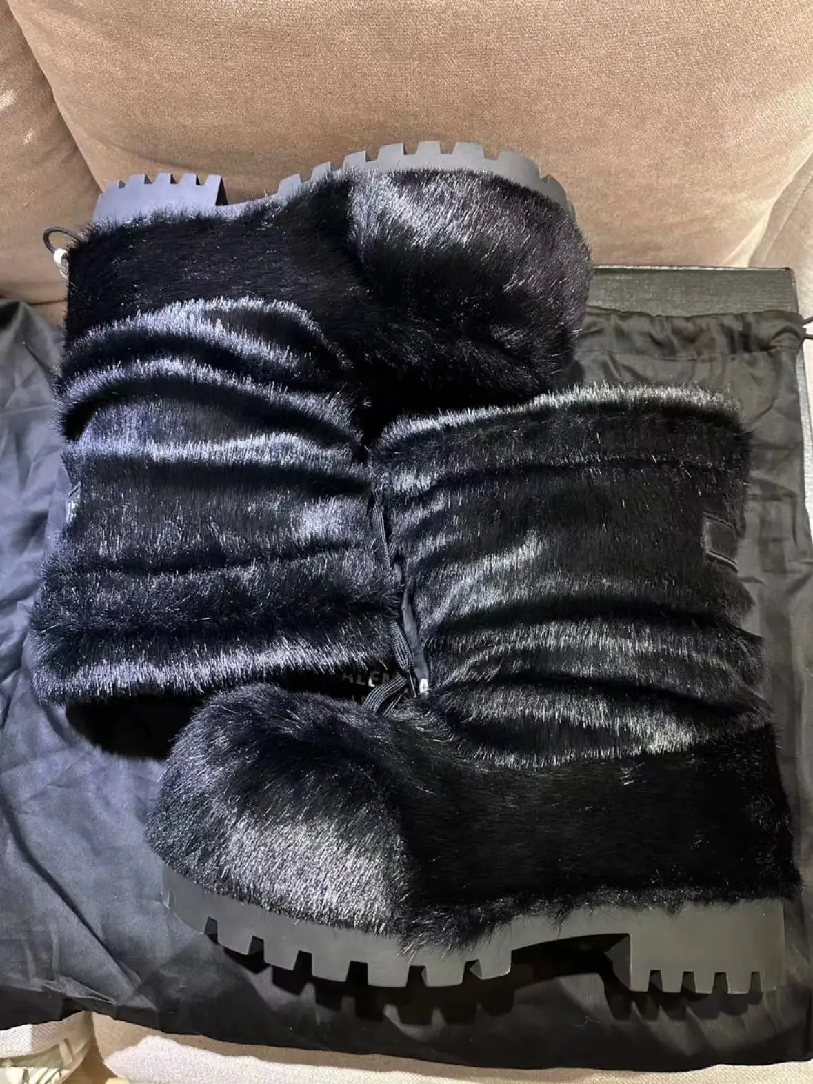 Winter Fur Big Toe exclusive Handmade Winter Snow Boots