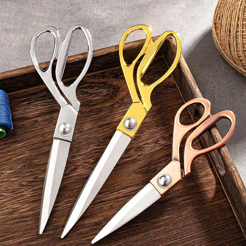 Professional Tailor's Scissors Stainless Steel Vintage Sewing Scissors for Needlework Tailor Shears Fabric DIY Tool Cutter