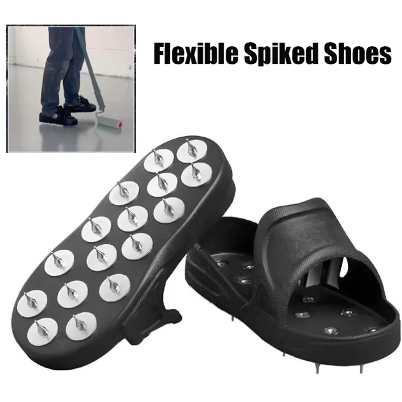 

A95I-Flexible Spikes For Epoxy Floor Coating Shoes For Epoxy Paint Self-Leveling Cement EVA Soft Material Large Size Tools