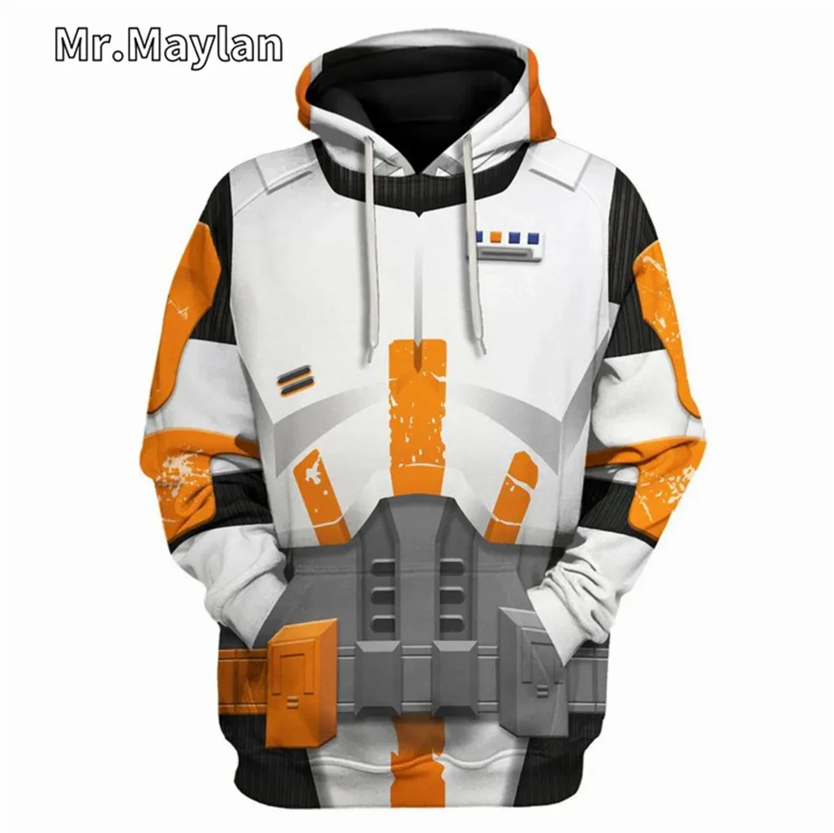 Commander Cody Uniform Cosplay Costume 3D Printed Unisex Hoodie Men Sweatshirt Streetwear Zip Pullover Casual Jacket Tracksuits