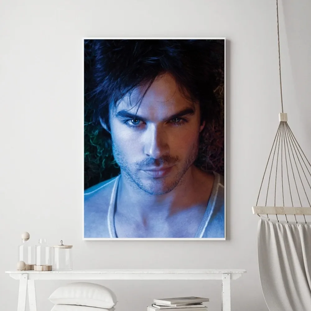 Vampire Diaries Ian Somerhalder Poster Prints Poster Wall Painting Bedroom Living Room Wall Bar Restaurant Sticker Large