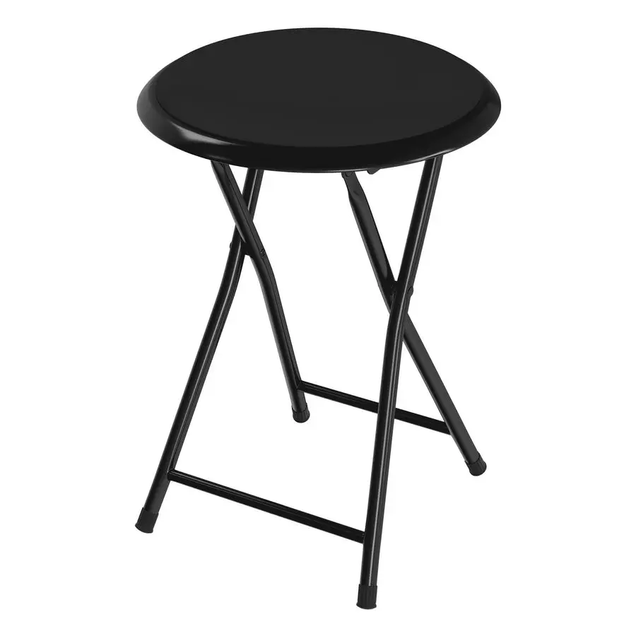 

Stool Backless 18Inch Stool with 225lb Capacity for Kitchen or Rec Room Portable Indoor Counter Bar Stools by Black