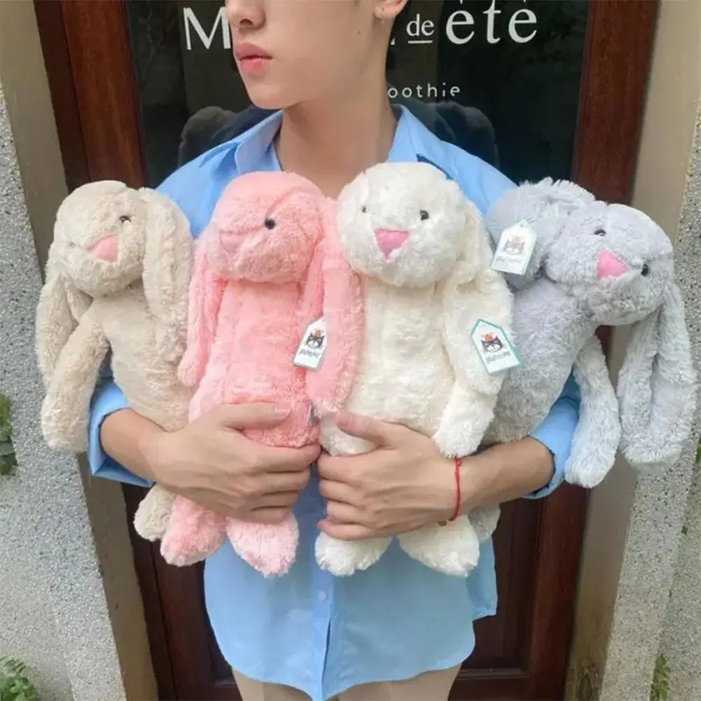 30/40Cm Soft Plush Rabbit Toy Cute Plush Toy Stuffed Toy Rabbit Doll Babies Sleeping Companion Cute Plush Long Ear Rabbit Doll