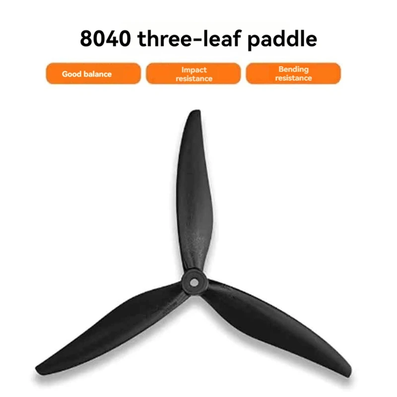 20 Pair 8040 3-Blade 8Inch Propeller For RC FPV Racing Drone Prop