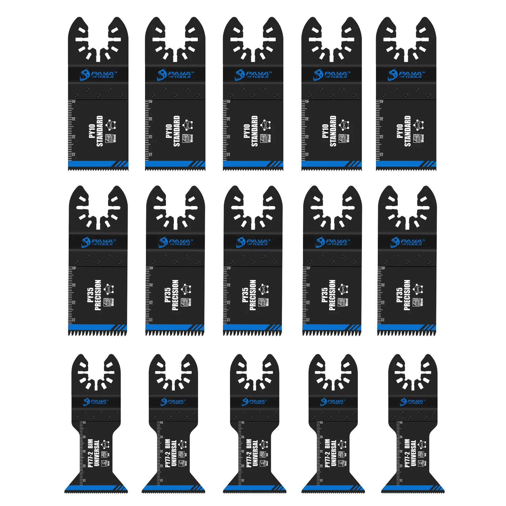 paya-15pcs-multifunctional-oscillating-multi-tool-blades-mixed-set-for-cutting-wood-plastic-metal-sheet-metal-wood-with-nails