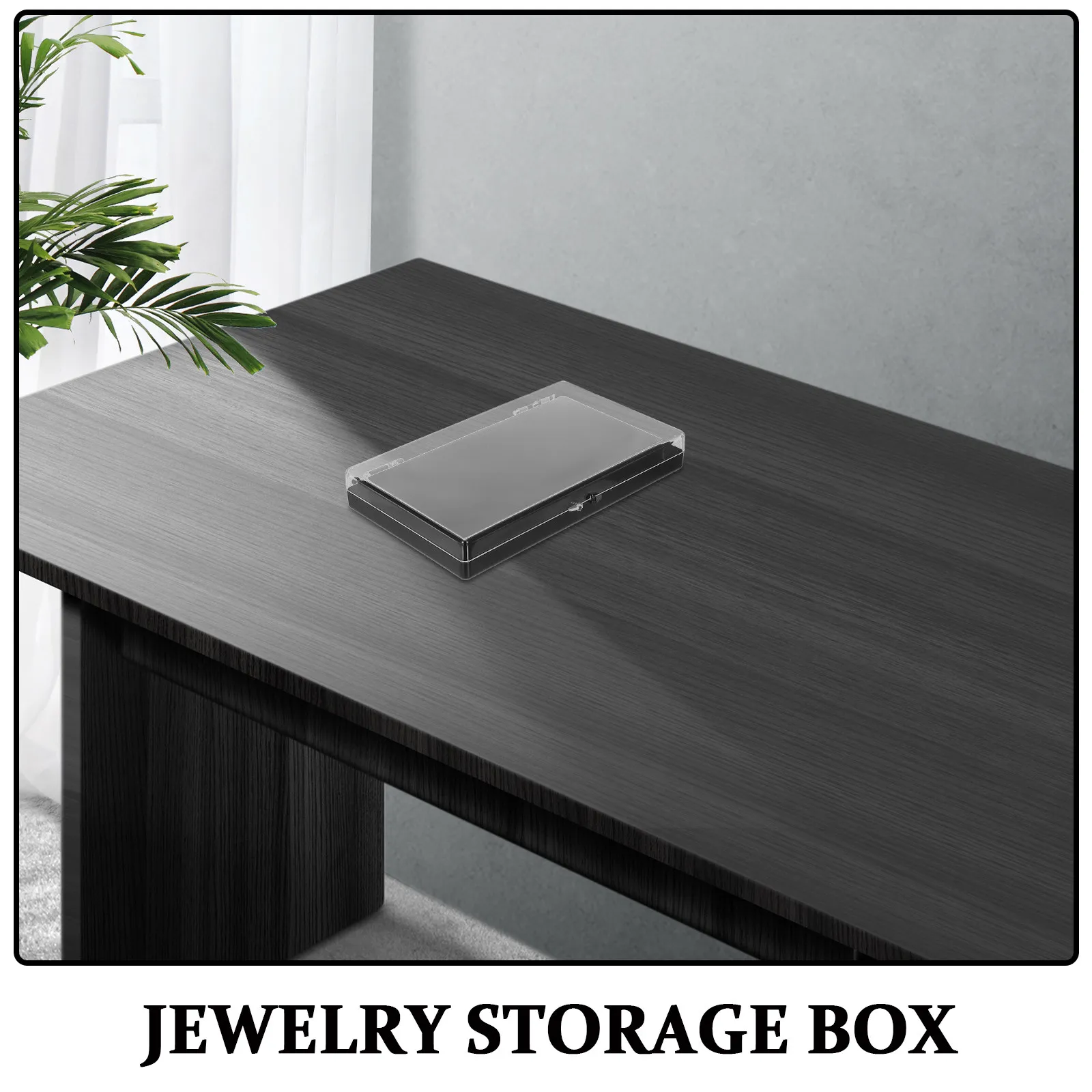 Sleek Transparent Display Box for Jewelry Badges Medals Rings Brooches Collectibles Secure Storage Easy Showcase