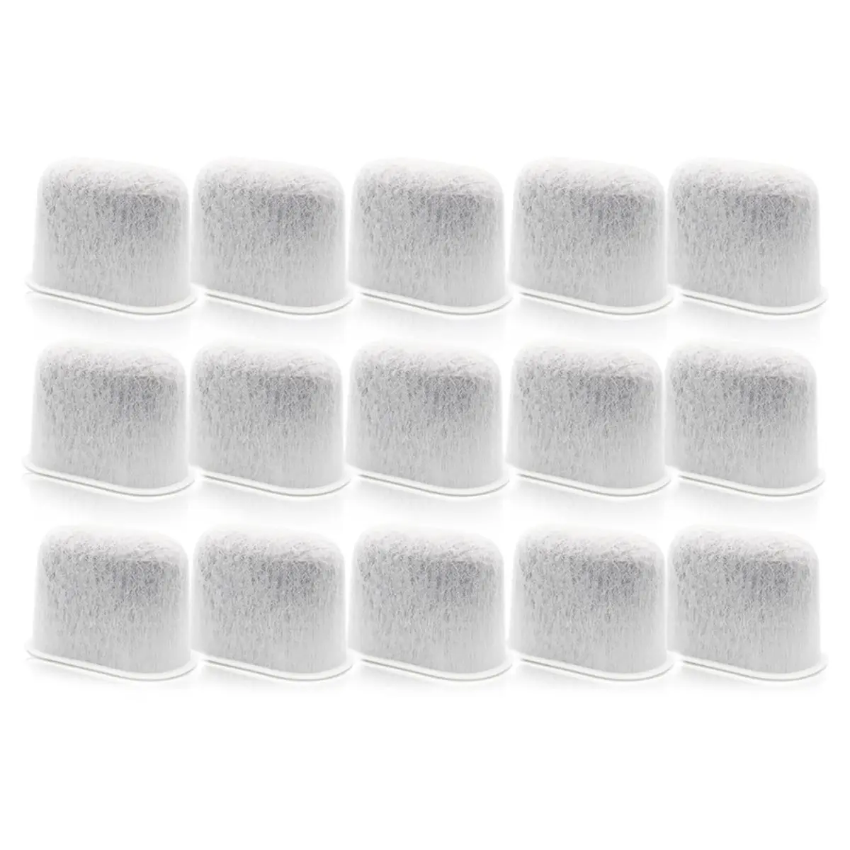 【New Hot】 15PCS Water Filter Inserts for Espresso ES601 & ES701 Espresso Coffee Machine Charcoal Water Filter Replacement