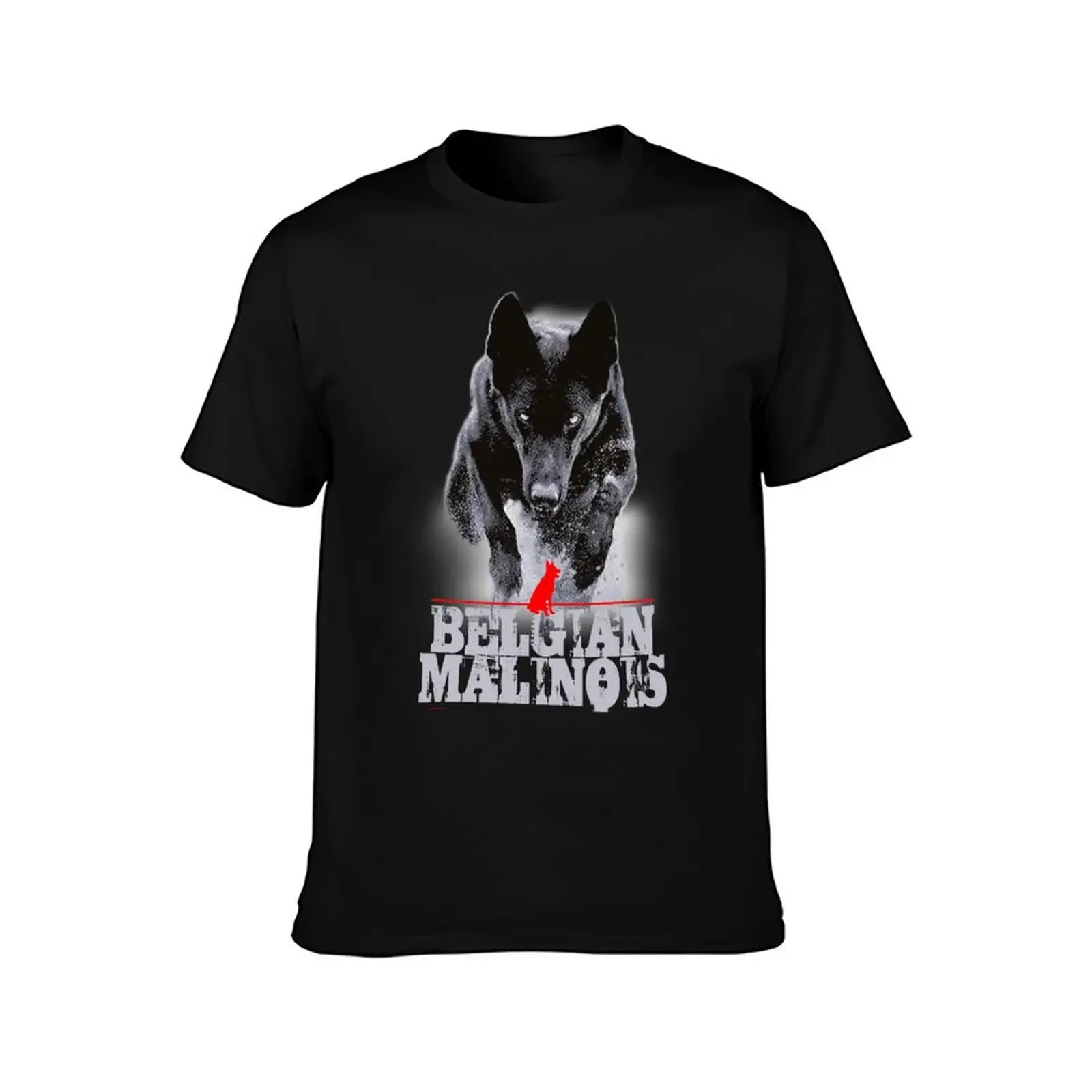 Belgian Malinois T-Shirt fashion shirts blue archive anime clothes mens white t shirts