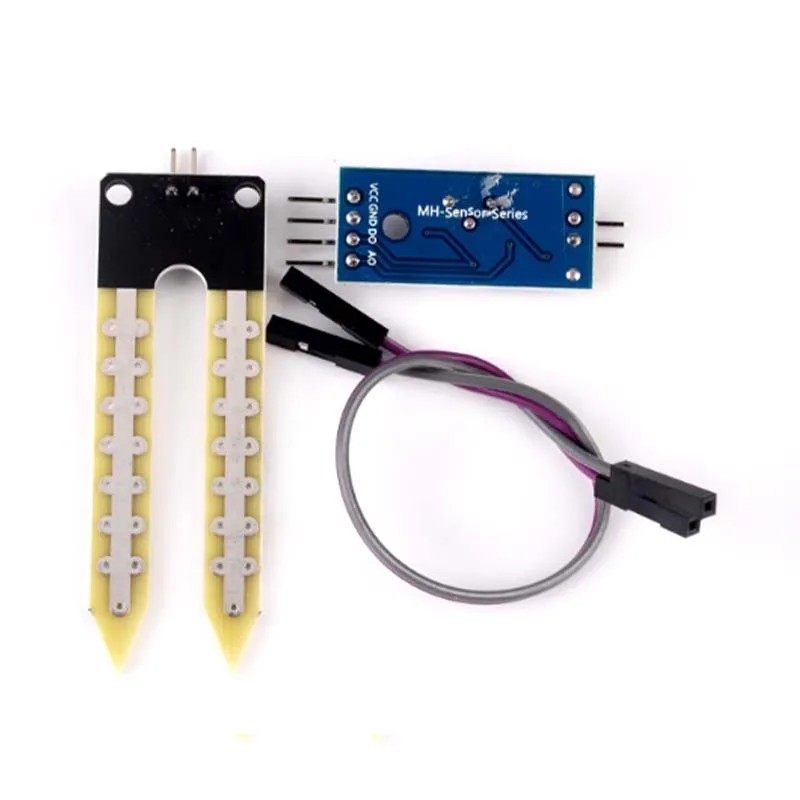 Electrónica Inteligente, higrómetro de humedad del suelo, módulo Sensor de humedad de detección para placa de desarrollo arduino, Robot DIY, coche inteligente