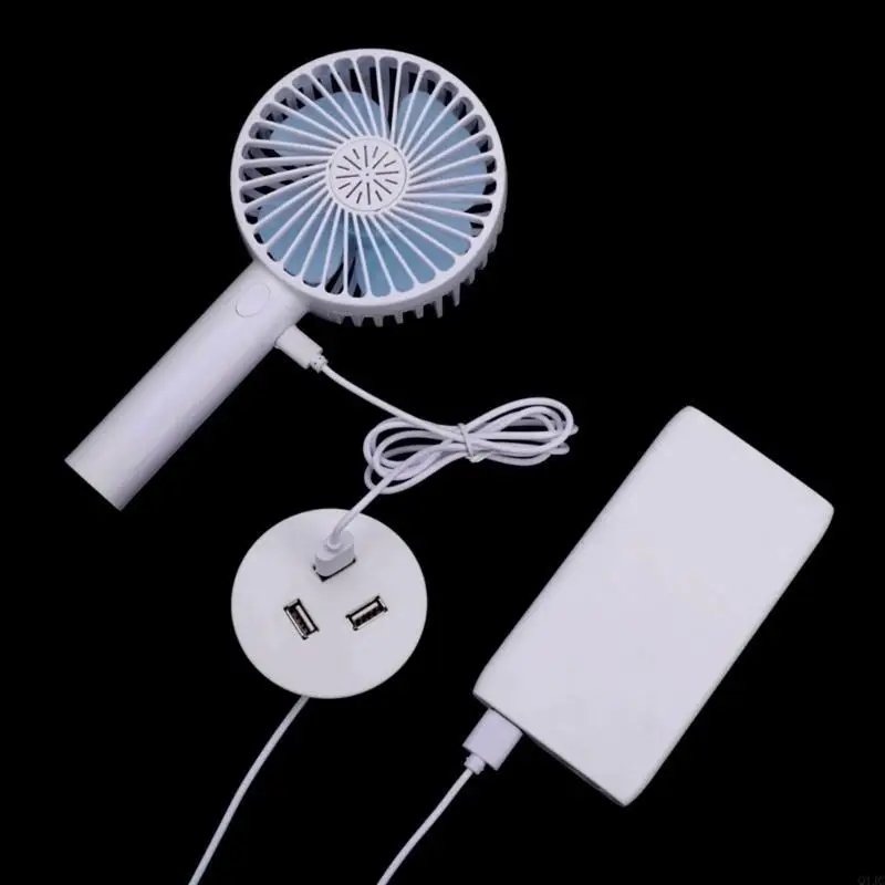 Q1JC 3 puertos USB Desktop Cargador integrado para teléfono móvil 3 en 1 USB Hubs Computadora