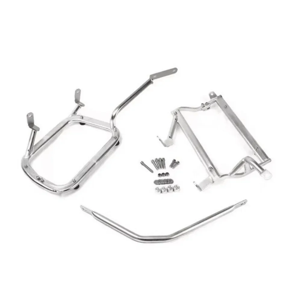 Motorcycle Side Panniers Rack Frame Stainless Steel Saddlebag Bracket Pannier Luggage Rack for Africa TwinCRF1000/1100L