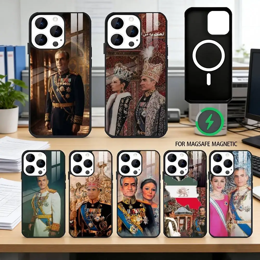 

Mohammad R-Reza Pahlavi-I Phone Case For iPhone17,16,15,14,13,12,11 Plus,Pro Magnetic For Magsafe Wireless Charging
